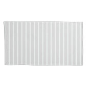 Moderner Graustreifen Kissenbezug (Rückseite-Rechts)