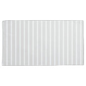 Moderner Graustreifen Kissenbezug (Vorderseite-Rechts)