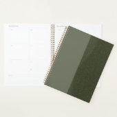 Moderner Green Dual Texture Weekly Planer (Anzeige)