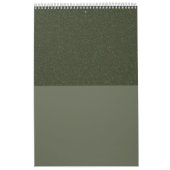 Moderner Green Two-Tone-Kalender - individuell anp Kalender (Titelbild)