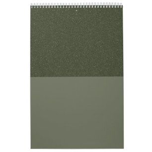 Moderner Green Two-Tone-Kalender - individuell anp Kalender