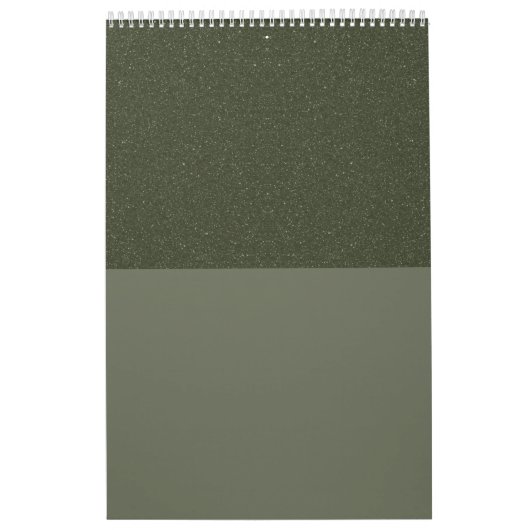 Moderner Green Two-Tone-Kalender - individuell anp Kalender (Titelbild)