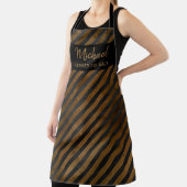 Moderner Griller Koch Kochen kühne Streifen Schürze (InSitu)