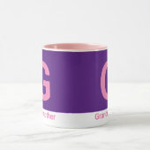 Moderner Großmutter-Briefkaffee Tasse (Zentrum)