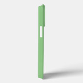 Moderner, grün, kundenspezifischer Name Case-Mate iPhone Hülle (Rückseite / Rechts)