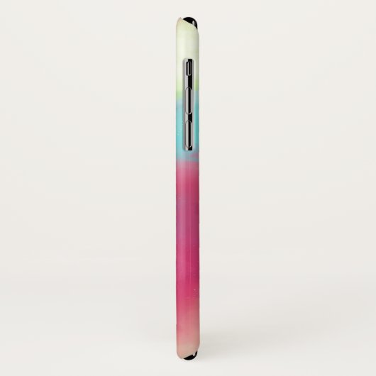 Moderner Grün- und Rothalsnebel Case-Mate iPhone Hülle (Hinten/Links)