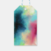 Moderner Grün- und Rothalsnebel Geschenkanhänger (Rückseite)