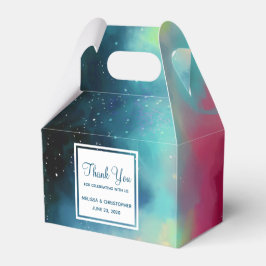 Moderner Grün- und Rothalsnebel Geschenkschachtel