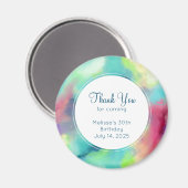 Moderner Grün- und Rothalsnebel Magnet (Vorderseite/Rückseite)