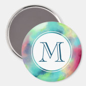 Moderner Grün- und Rothalsnebel Magnet (Vorderseite/Rückseite)