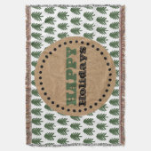 Moderner Grün-Weiß-Weihnachtsbaum Decke (Vorderseite Vertikal)