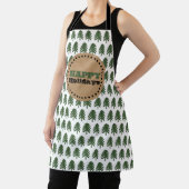 Moderner Grün-Weiß-Weihnachtsbaum Schürze (InSitu)