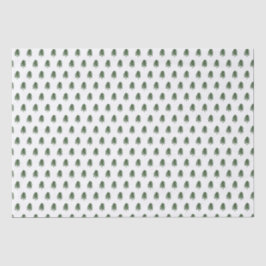 Moderner Grün-Weiß-Weihnachtsbaum Seidenpapier