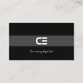 Moderner Gründer CEO Design for Professionals Visitenkarte (Rückseite)