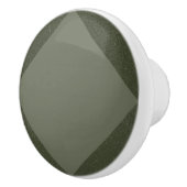 Moderner grüner Diamant-Keramik-Knob - Anpassen Keramikknauf (Rechts)