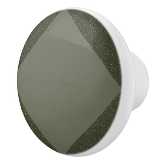 Moderner grüner Diamant-Keramik-Knob - Anpassen Keramikknauf (Rechts)