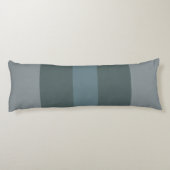 Moderner grüner Farbblock Seitenschläferkissen (Rückseite)