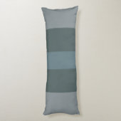 Moderner grüner Farbblock Seitenschläferkissen (Rückseite (Vertikal))