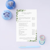 Moderner, grüner Flyer (Einzeln)