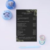 Moderner, grüner Flyer (Einzeln)