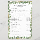 Moderner, grüner Flyer (Hinten)