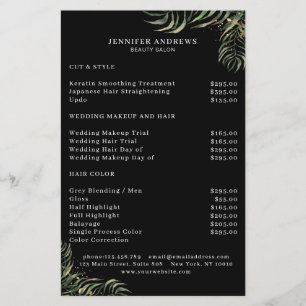 Moderner, grüner Flyer