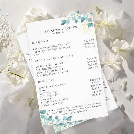 Moderner, grüner Flyer