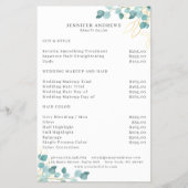 Moderner, grüner Flyer (Vorne)