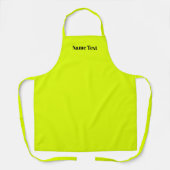 Moderner, grüner individuelle Name-Text hell Schürze (Vorderseite)