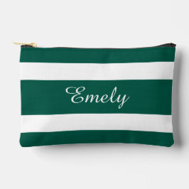 Moderner grüner Name Zubehörtasche