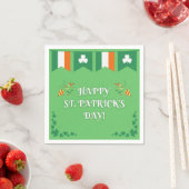 Moderner Grüner St. Patrick's Day Serviette (Beispiel)