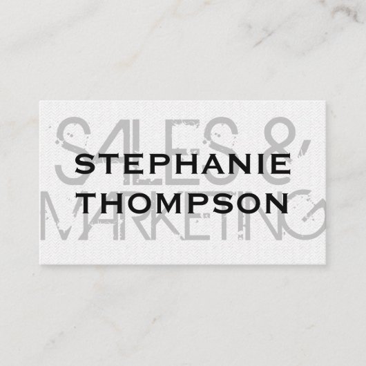 Moderner Grunge Schriftart mit Wavy-Muster Visitenkarte (Vorderseite)