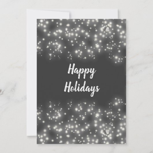 Moderner Grünkranz Einladung (Rückseite)