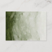 Moderner Grünwald | Aquarellbäume Begleitkarte (Rückseite)