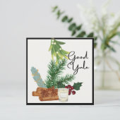 Moderner guter Weihnachten Wintersolstiday Karte (Stehend Vorderseite)