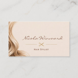 Moderner Haar-Stylist Visitenkarte