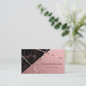 Moderner Haar-u. Visitenkarte (Stehend Vorderseite)