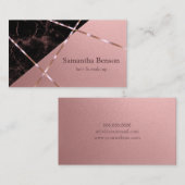 Moderner Haar-u. Visitenkarte (Vorne/Hinten)