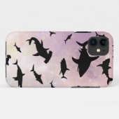 Moderner Hai-Kiefer unter der Meergalaxie Case-Mate iPhone Hülle (Rückseite (Horizontal))