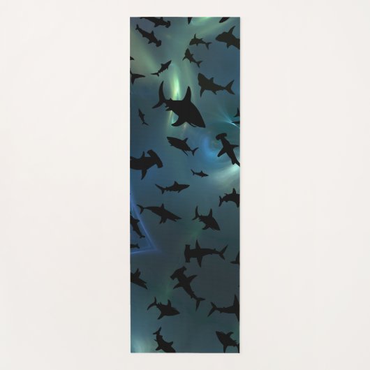 Moderner Hai-Kiefer unter der Meergalaxie Yogamatte (Vorderseite)