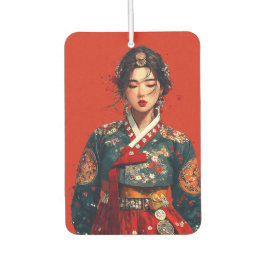 Moderner Hanbok-Porträt-Luftverbesserer Autolufterfrischer