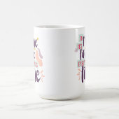 Moderner handgeschriebener "schöner" Kaffeecup Kaffeetasse (Mittel)