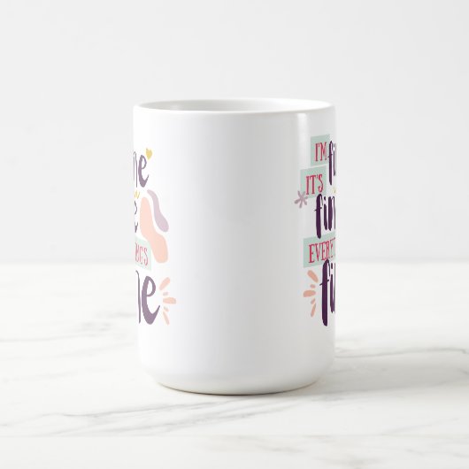 Moderner handgeschriebener "schöner" Kaffeecup Kaffeetasse (Mittel)