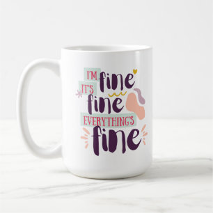 Moderner handgeschriebener "schöner" Kaffeecup Kaffeetasse
