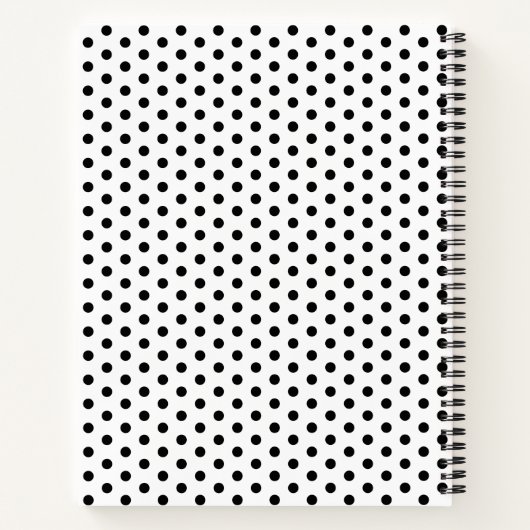 moderner handschriftlicher Foto Hochzeitsplaner Notizblock (Rückseite)