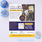 Moderner Handwerker-Service-Flyer Flyer (Einzeln)