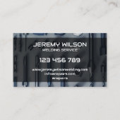 Moderner Handyman Woodworker Carpenter Bau Visitenkarte (Rückseite)