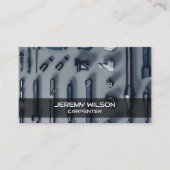 Moderner Handyman Woodworker Carpenter Bau Visitenkarte (Vorderseite)