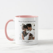 Moderner Happy First Mothers Day Schreibmaschine K Tasse (Links)