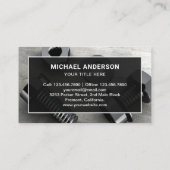 Moderner Hardware-Store für Schwarze Bolzen und Nu Visitenkarte (Rückseite)